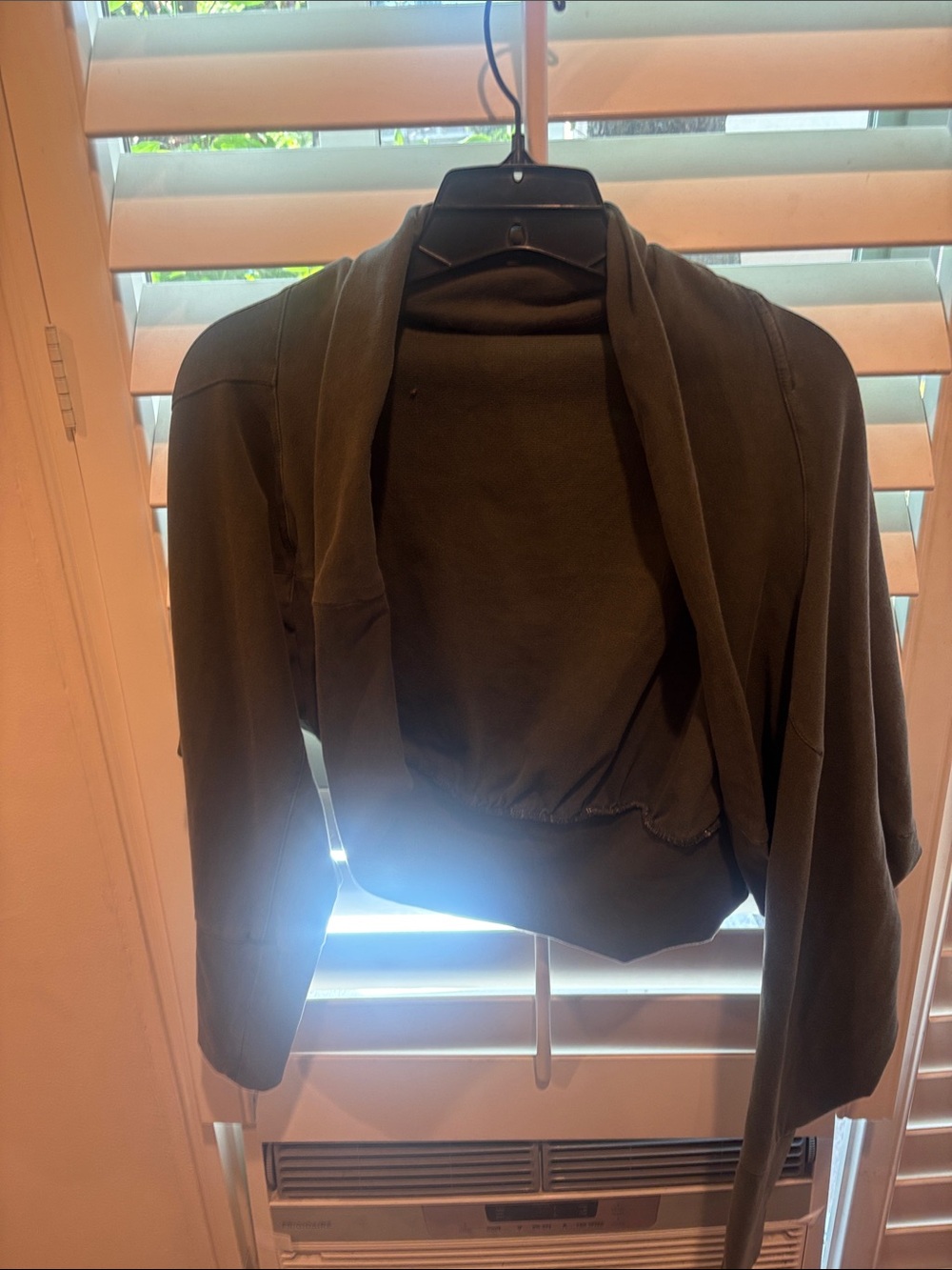 Mono B Olive Green Cropped Blazer Jacket